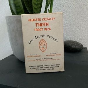 Aleister Crowley Thoth Tarot Deck, 1978 Belgium, Vintage Complete, U.S. Games